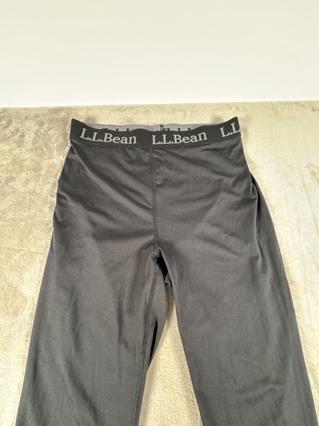 L.L.Bean Base Layer Leggings Black 4