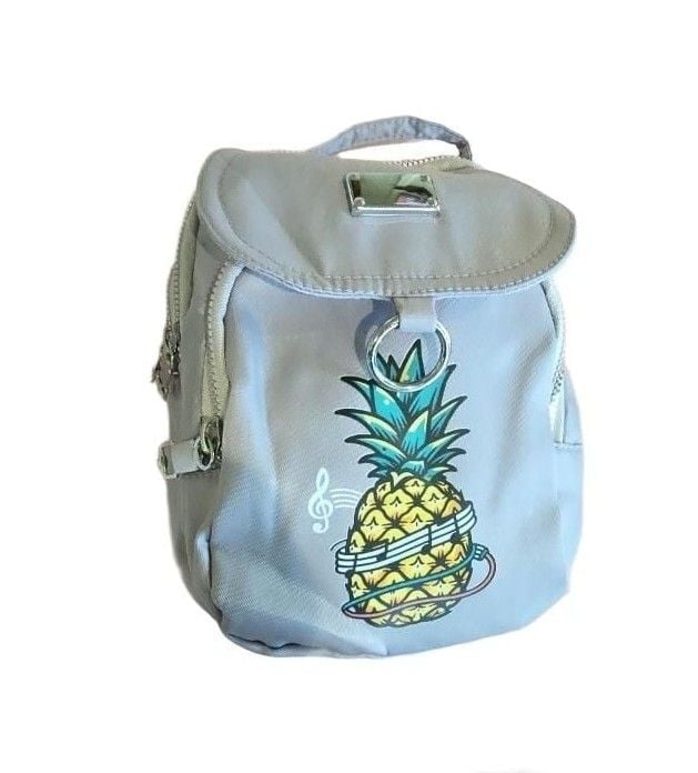 Pineapple Mini Backpack Gray 2