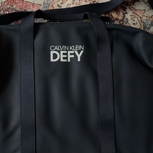 Calvin Klein Defy Duffle Travel Bag Black