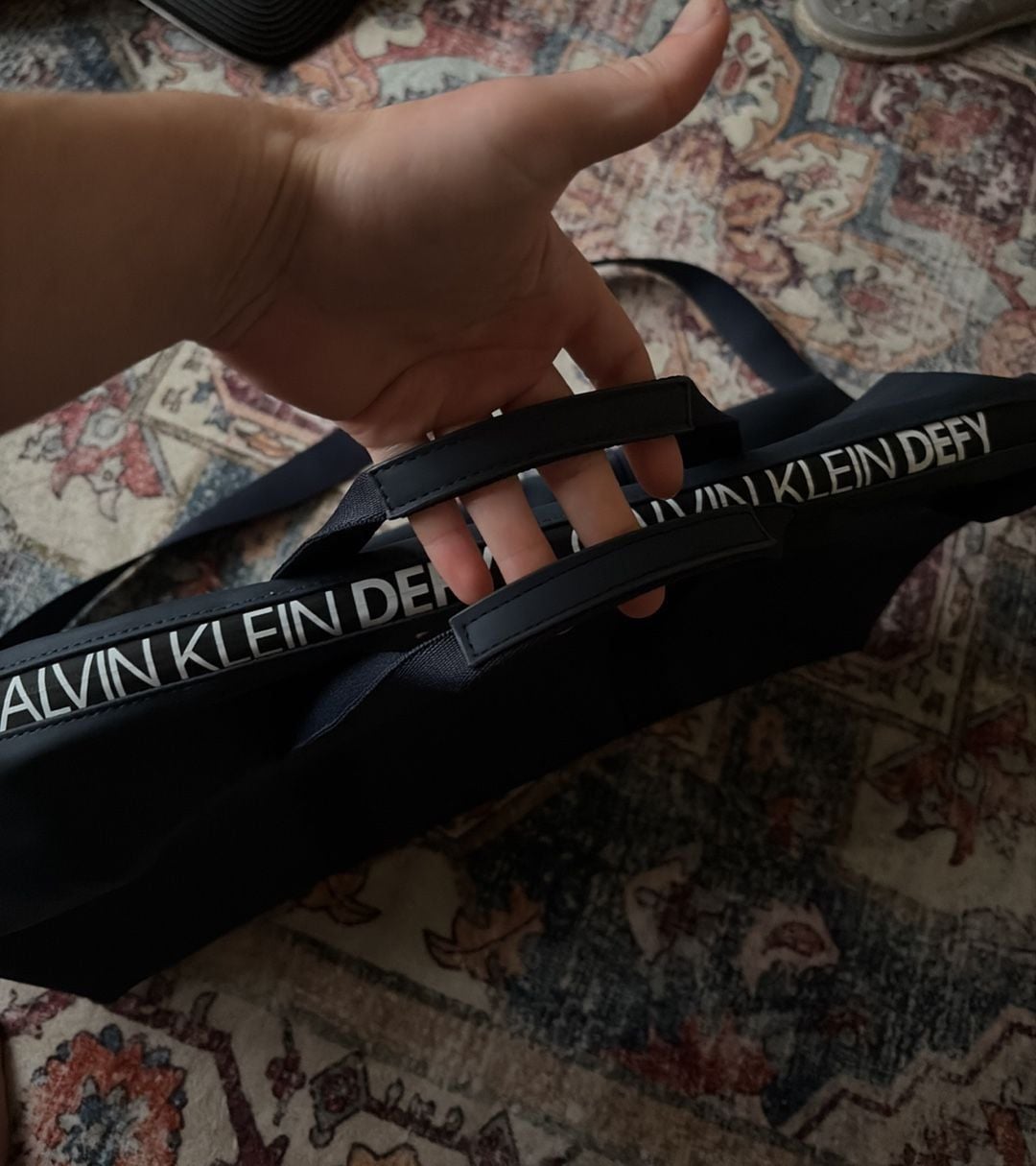Calvin Klein Defy Duffle Travel Bag Black 5