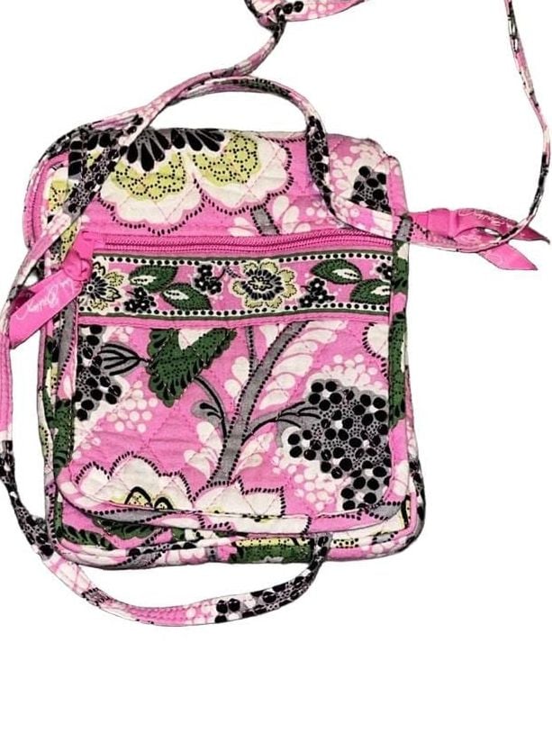 Vera Bradley Priscilla Pink Mini Hipster Crossbody Bag 2