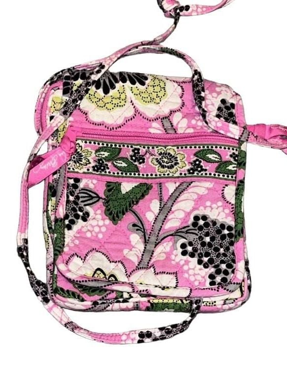 Vera Bradley Priscilla Pink Mini Hipster Crossbody Bag 3