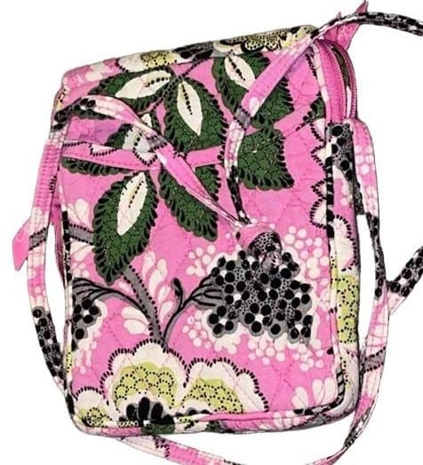 Vera Bradley Priscilla Pink Mini Hipster Crossbody Bag 5