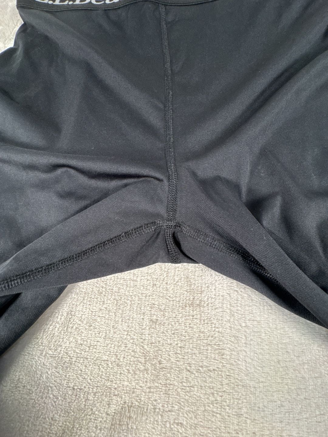 L.L.Bean Athletic Base Layer Leggings Black 5