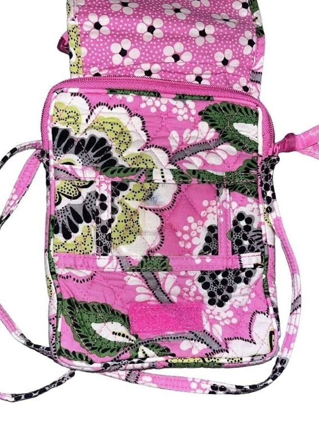 Vera Bradley Priscilla Pink Mini Hipster Crossbody Bag 7