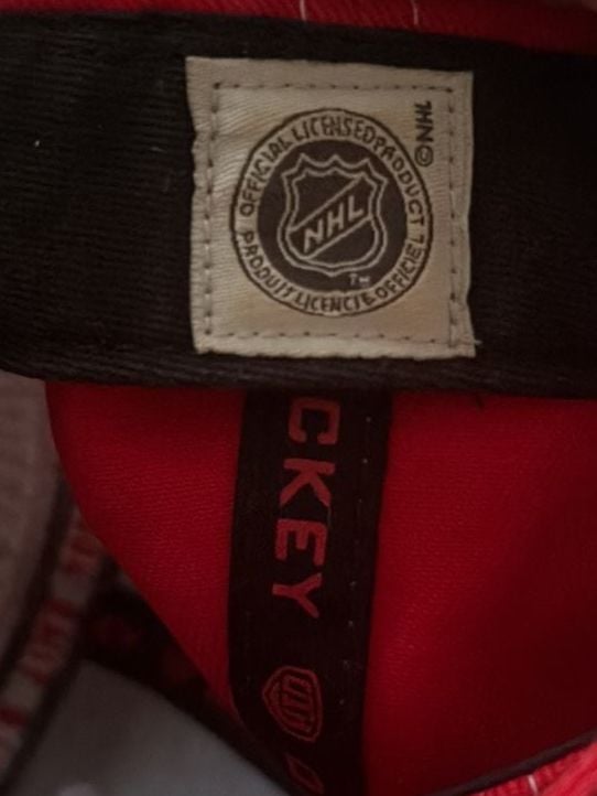 Old Time Hockey Chicago Blackhawks NHL Hat Red Black 5
