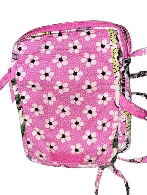 Vera Bradley Priscilla Pink Mini Hipster Crossbody Bag 10