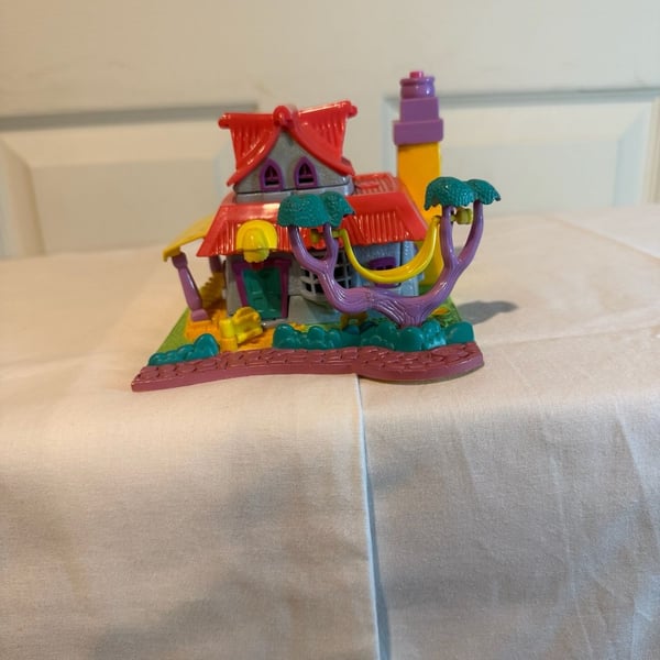 Polly Pocket 1994 Light Up Kitty House Playset Animal Wonderland