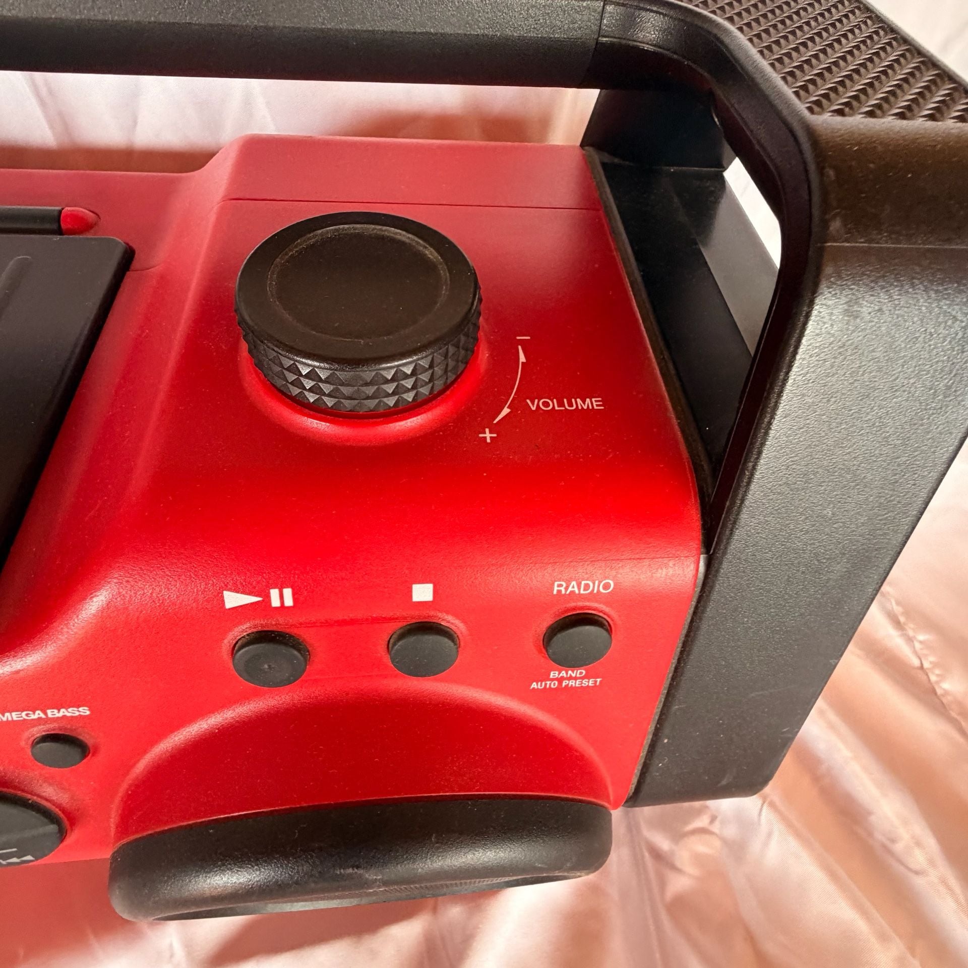 2 Set Sony ZS-H10CP Personal Audio System Boombox Red MP3 CD 15