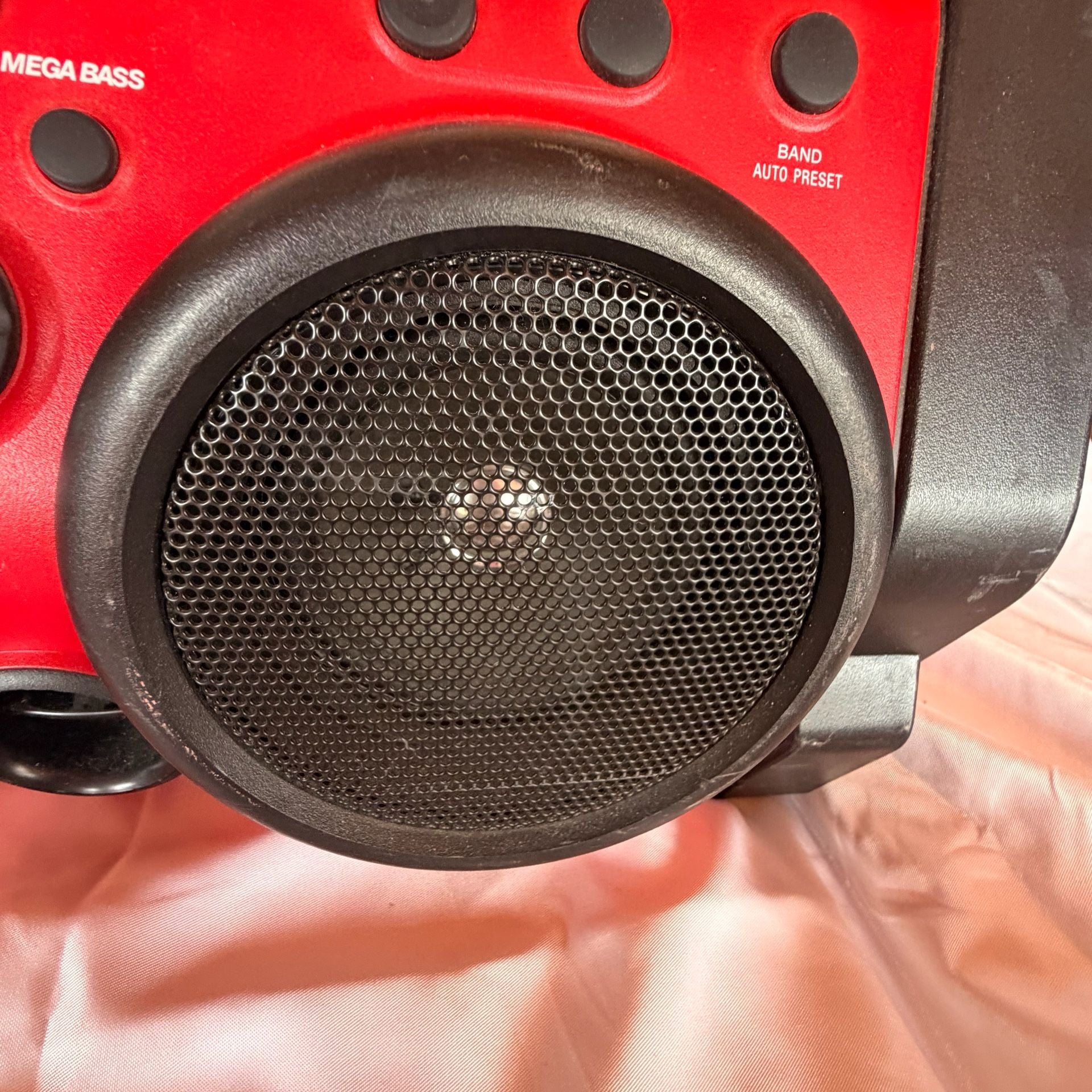 2 Set Sony ZS-H10CP Personal Audio System Boombox Red MP3 CD 18