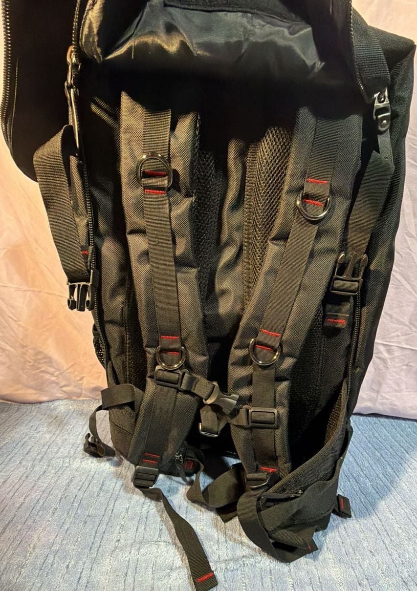Kaka Black Travel Backpack Laptop Bag New With Tags 3