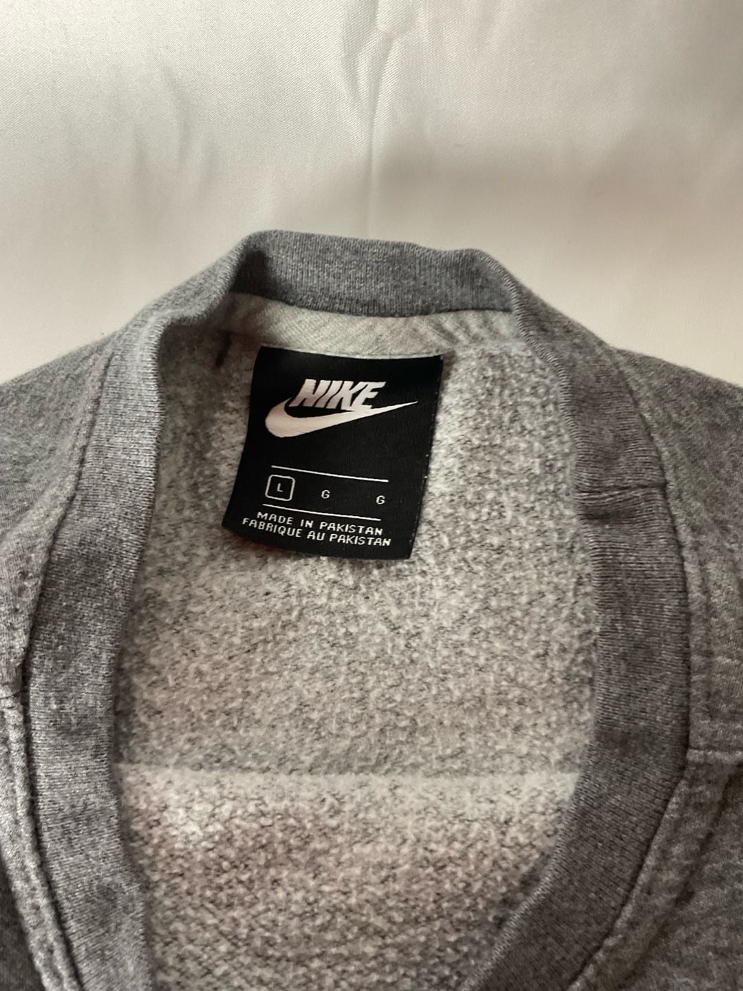 Nike Sweatshirt Size L Gray Pullover 3