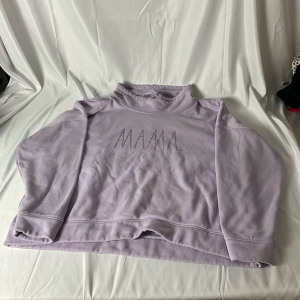 Rae Dunn Mama Hoodie Size L/G Purple