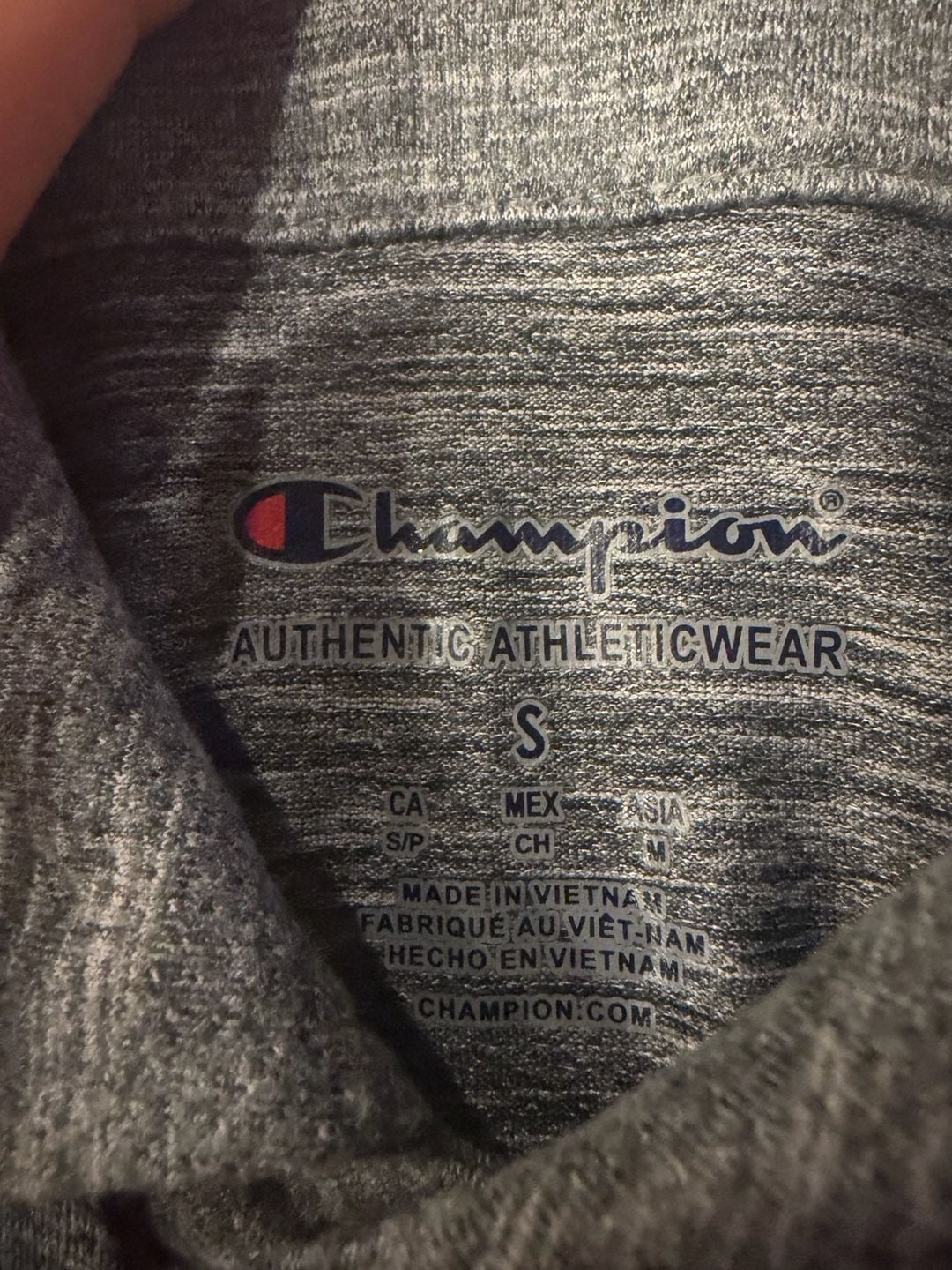 Champion Athleticwear Polo Size S Gray Heather Short Sleeve Shirt 4