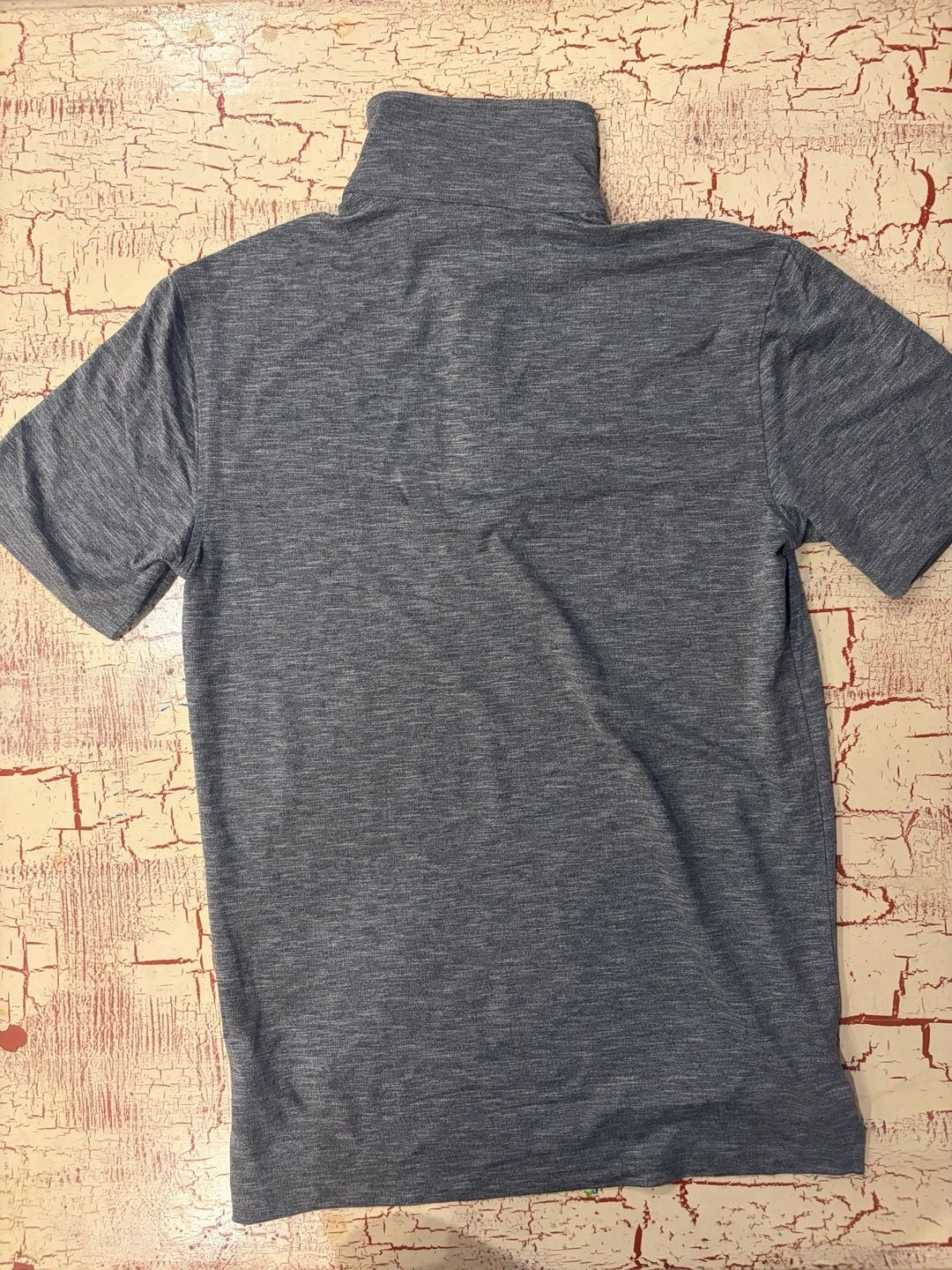Champion Athleticwear Polo Size S Gray Heather Short Sleeve Shirt 5