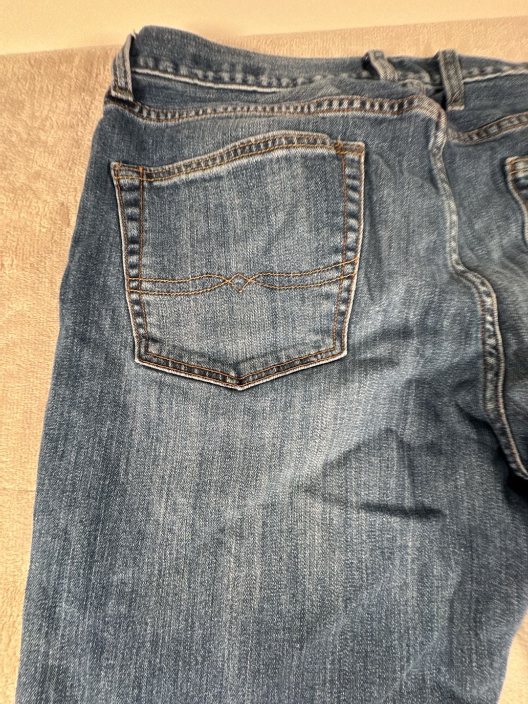 Lucky Brand 361 Vintage Straight Jeans Size 36x34 Blue Denim 11