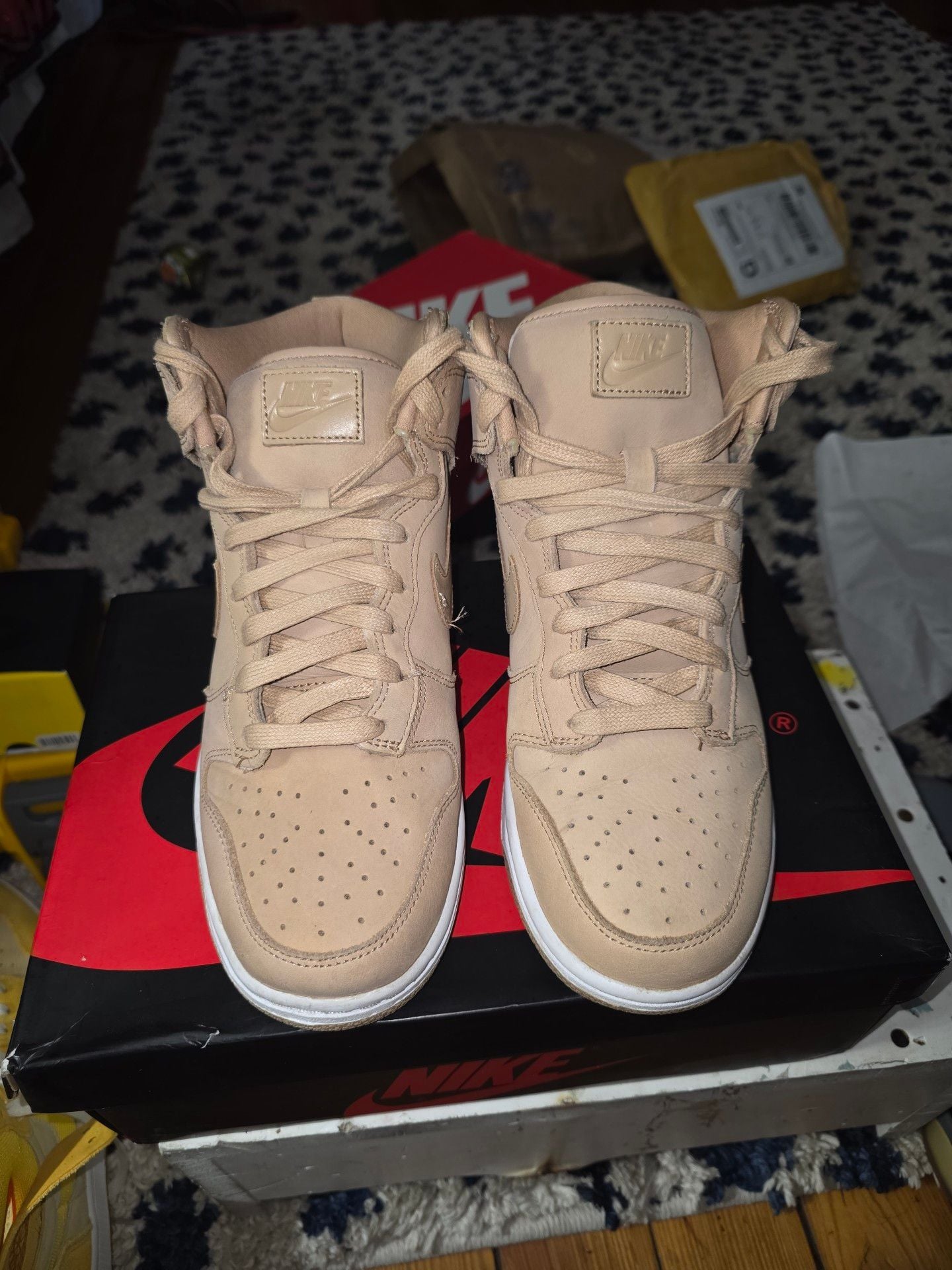 Nike Dunk High Premium Vachetta Tan Size 8.5 DX2044-201 2