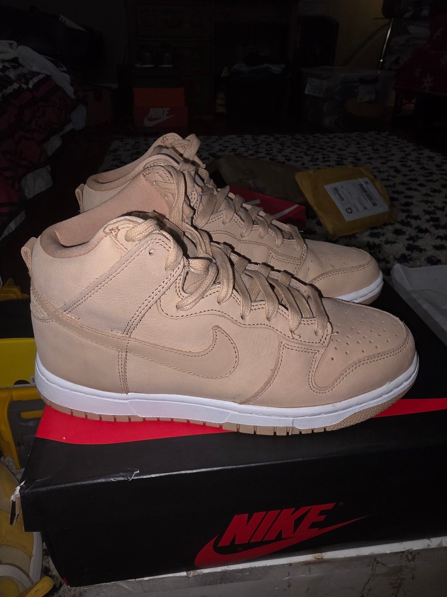 Nike Dunk High Premium Vachetta Tan Size 8.5 DX2044-201 3