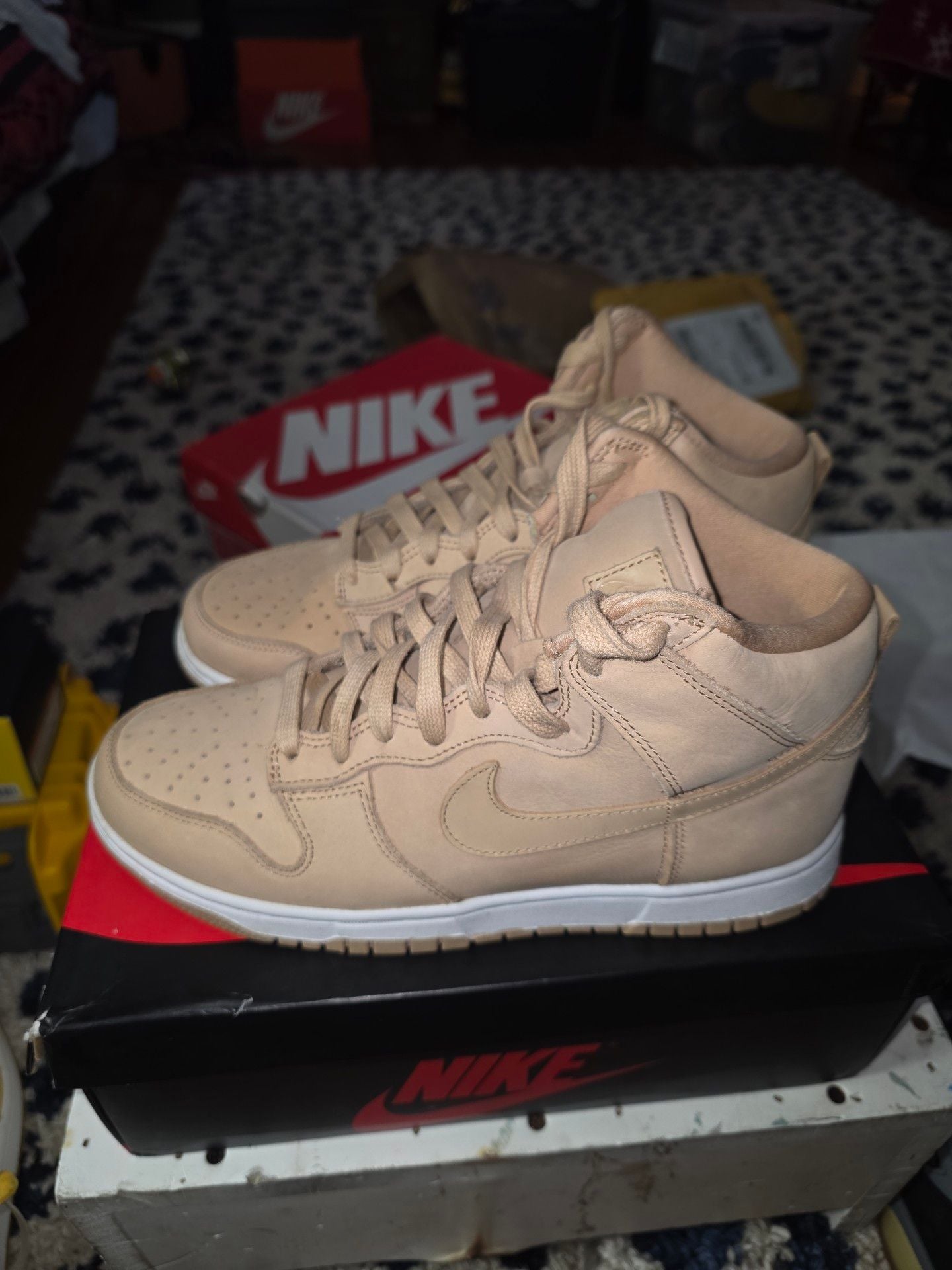 Nike Dunk High Premium Vachetta Tan Size 8.5 DX2044-201 4