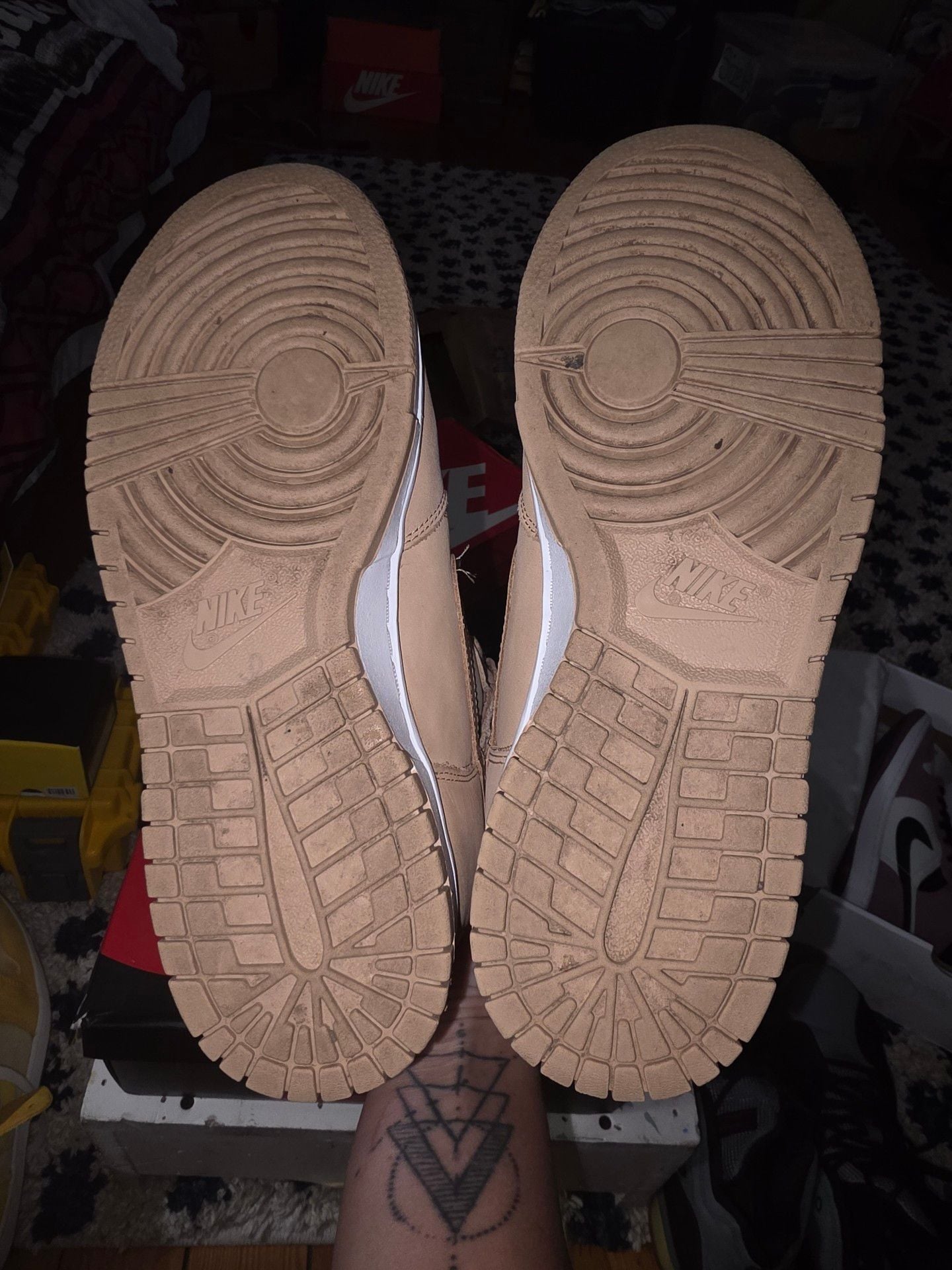 Nike Dunk High Premium Vachetta Tan Size 8.5 DX2044-201 5