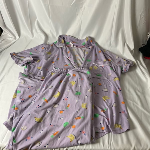 Joyspun Fruit Print Pajama Set XL
