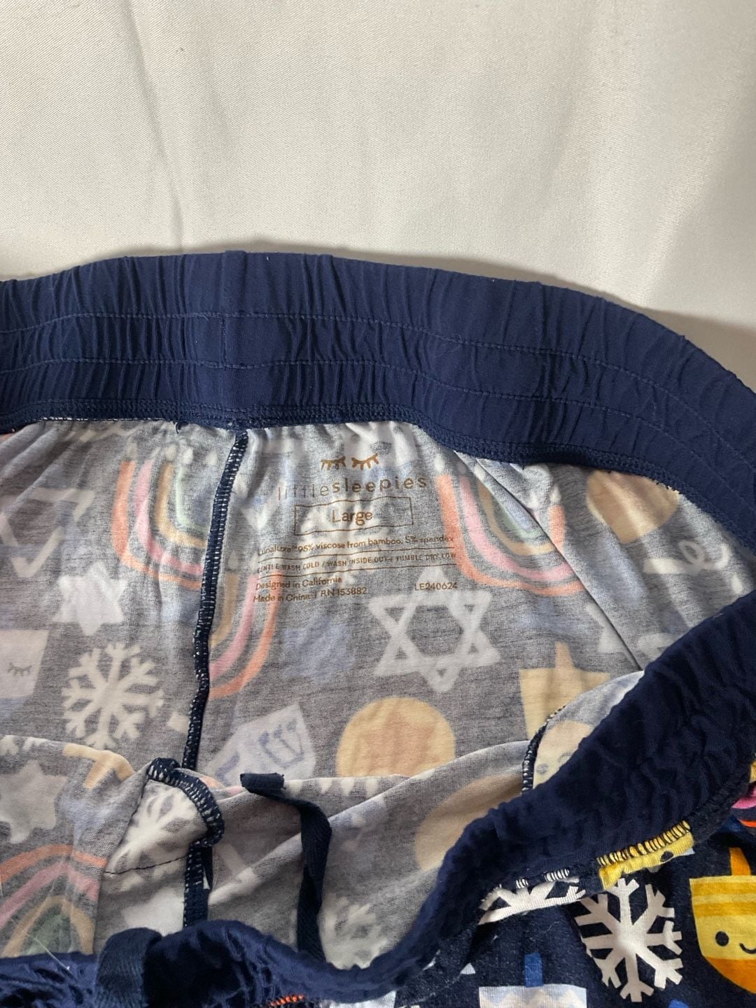 Little Sleepies Pajama Pants Size Large 3