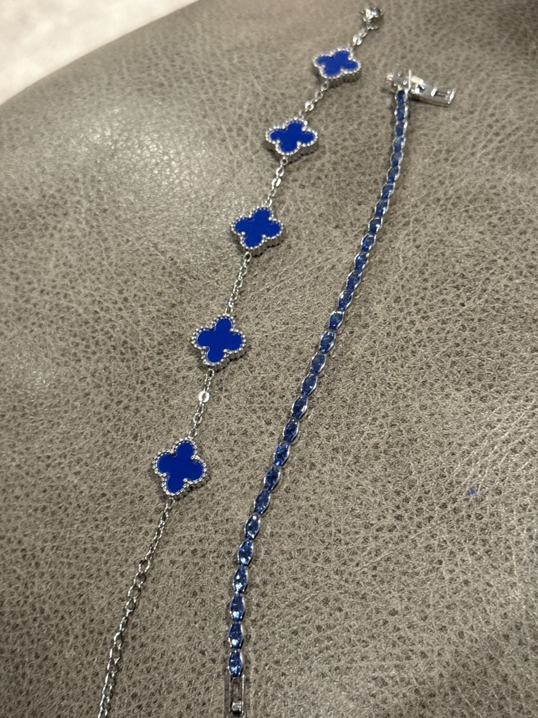Blue Clover Bracelet Set 2