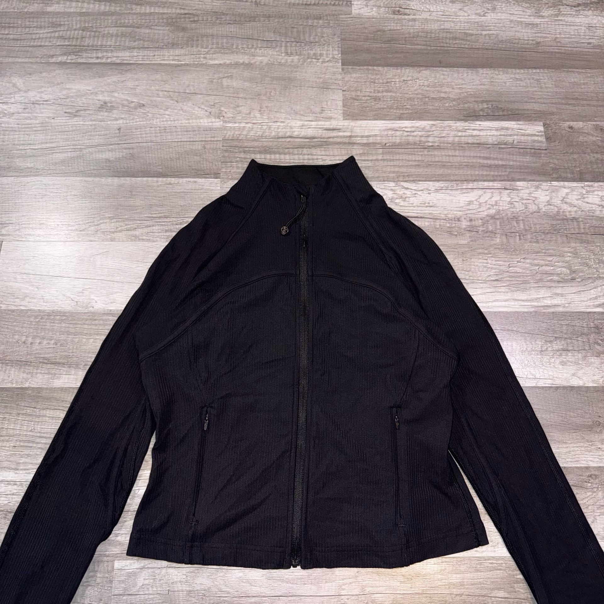 Lululemon Define Jacket Black Ribbed 8