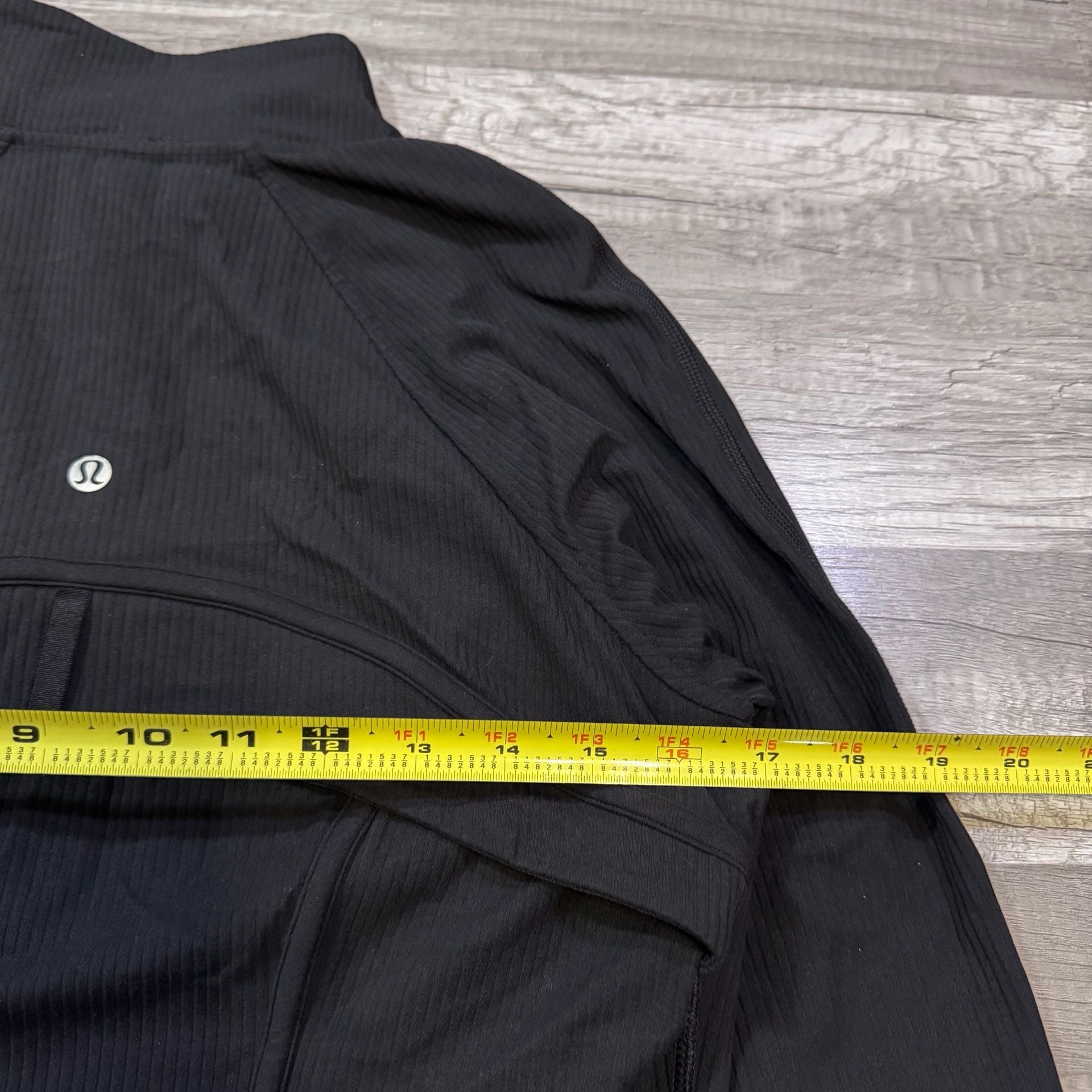 Lululemon Define Jacket Black Ribbed 9