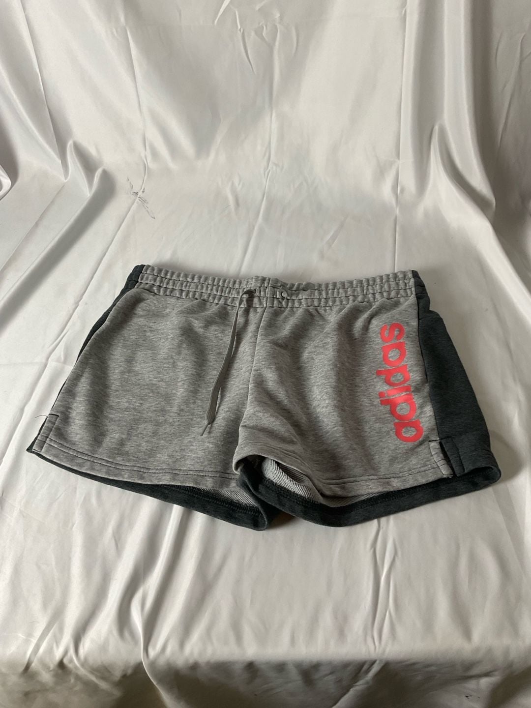 Adidas Shorts Size L Grey Pink Logo 2
