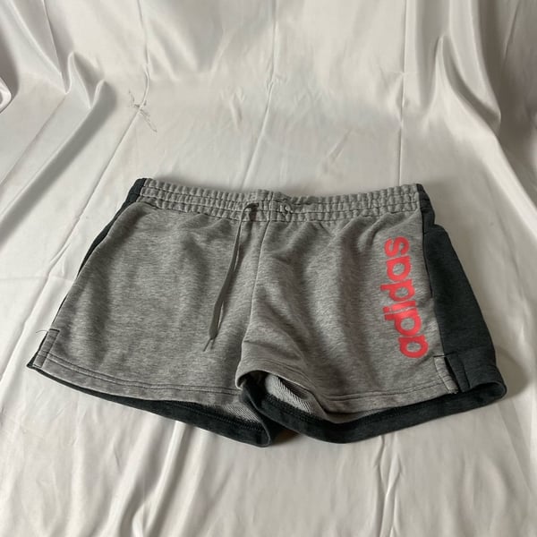 Adidas Shorts Size L Grey Pink Logo