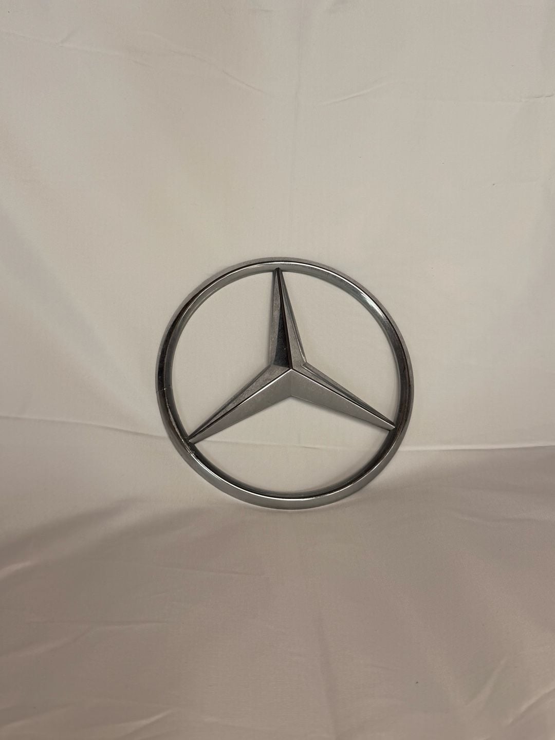 Mercedes-Benz Hood Grille Star Emblem Chrome 7 Inch 1