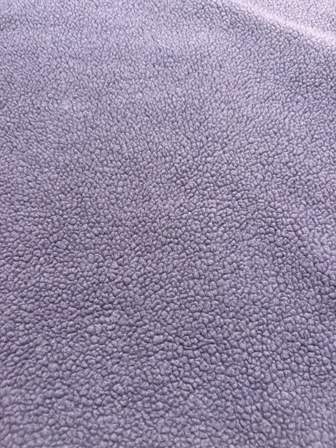 Coldwater Creek Fleece Cardigan Purple Blanket Stitch Single Button 6