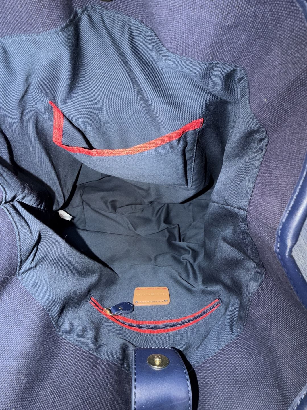 Tommy Hilfiger Aurora Canvas Convertible Tote Backpack 4