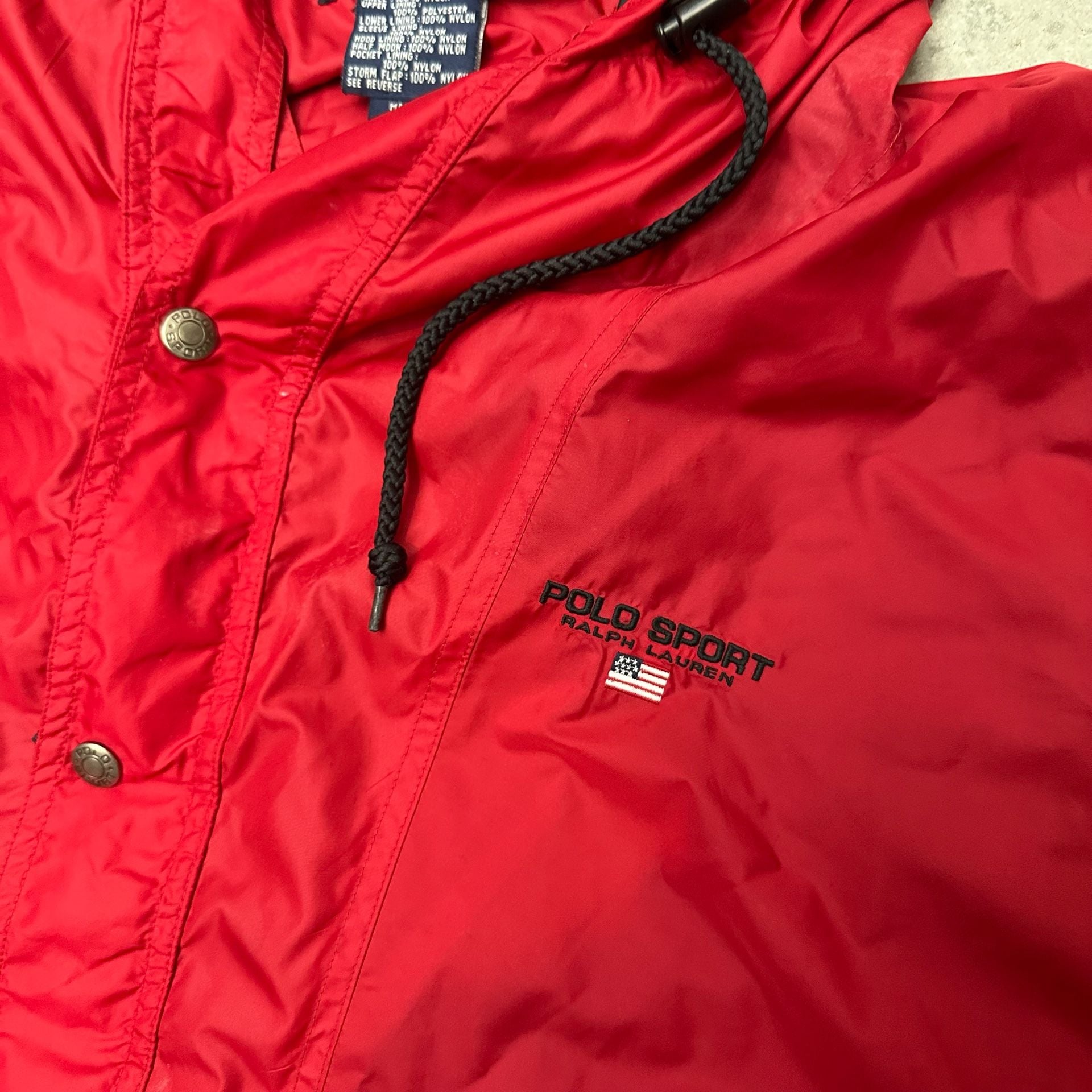 Vintage 90s Polo Sport Ralph Lauren Windbreaker - Medium 4