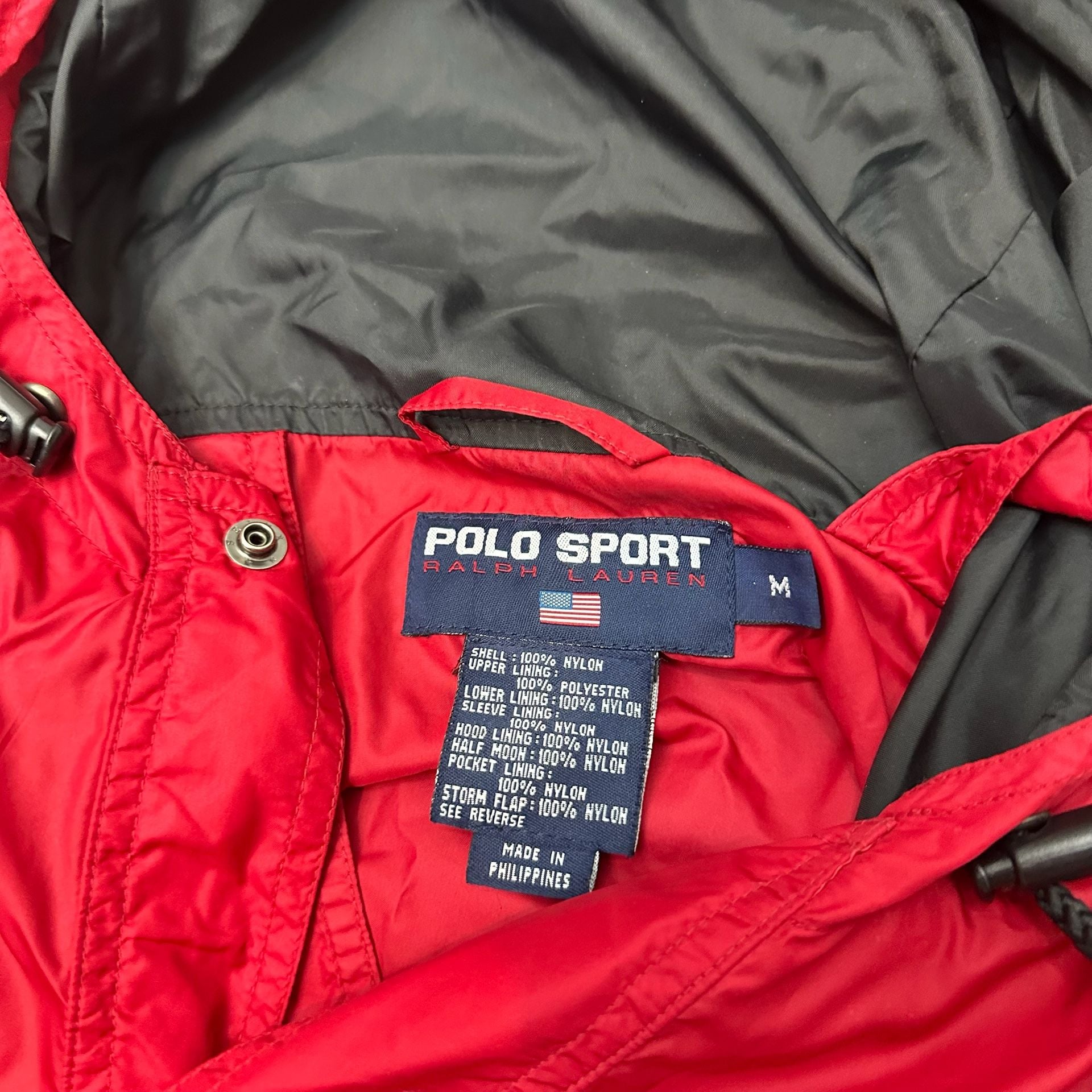Vintage 90s Polo Sport Ralph Lauren Windbreaker - Medium 5
