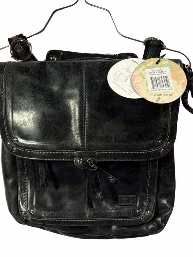 The Sak Ventura Convertible Leather Backpack Black 2