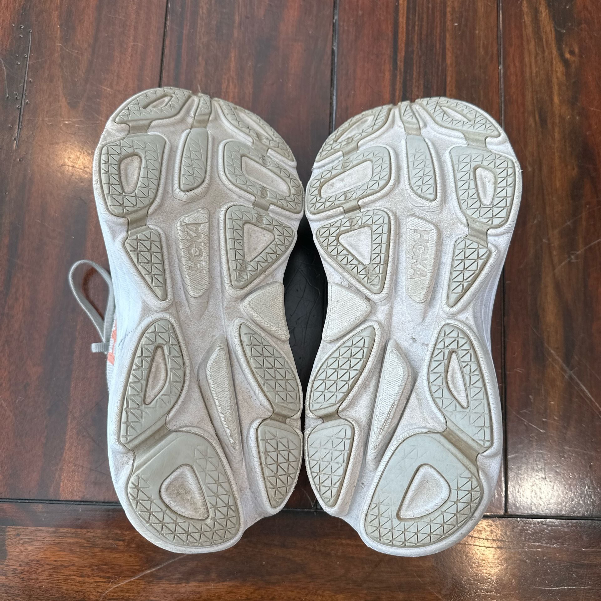 Hoka Bondi 8 Wide Gray Running Sneakers Size 8.5 Womens 5