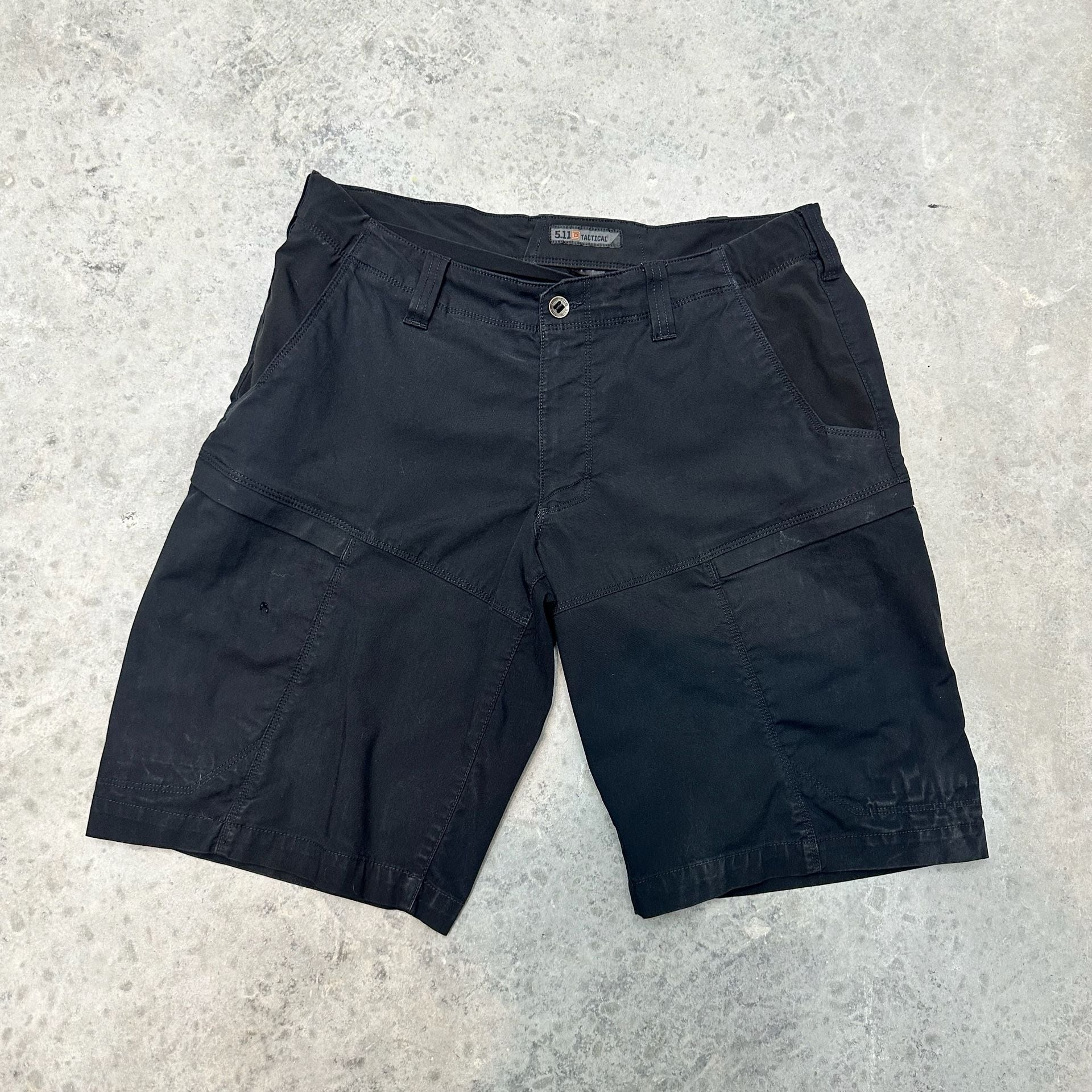 5.11 Tactical Blacl Cargo Shorts - Size 36” 2