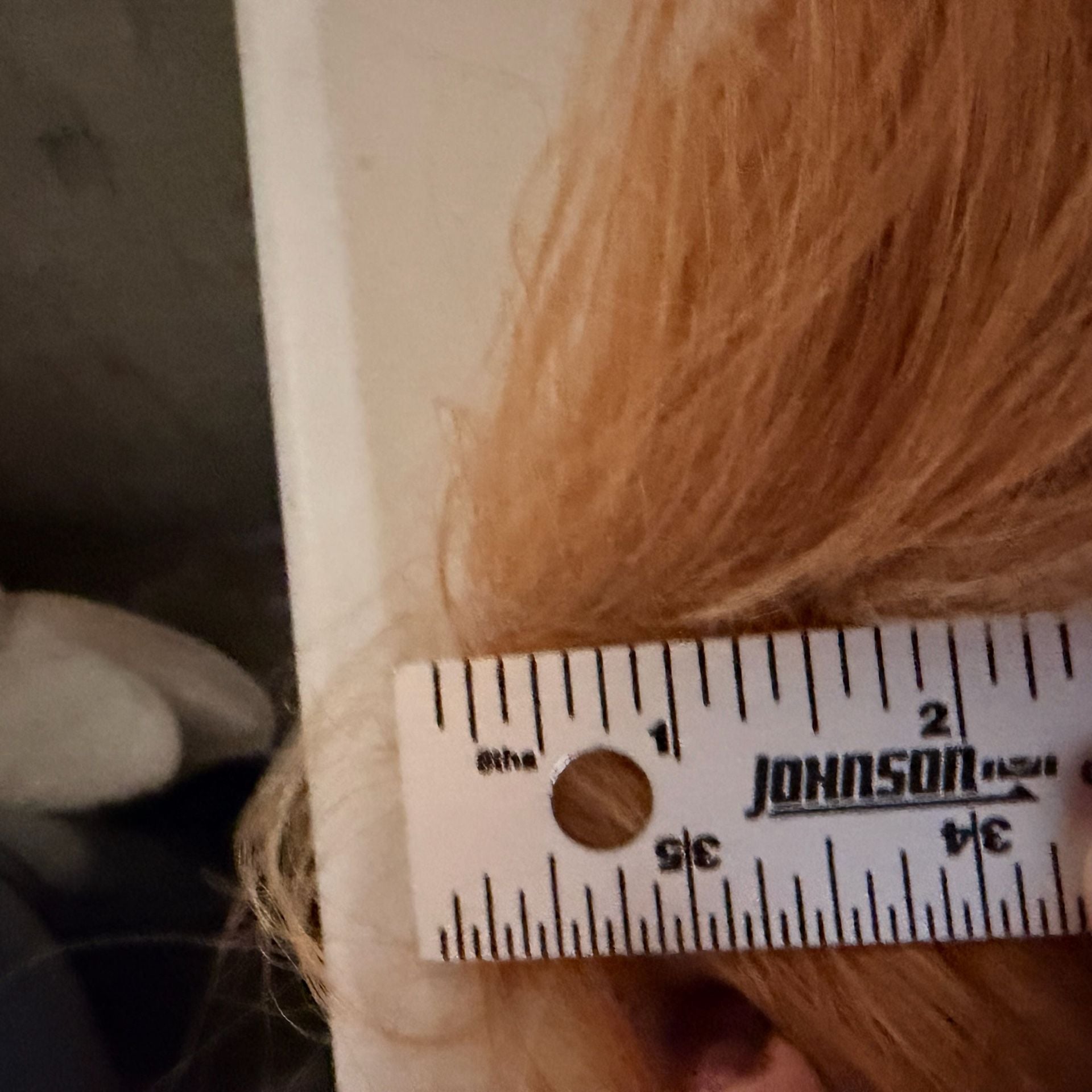 Fabelle Synthetic Hair Wig Long Curly Orange Ginger 10
