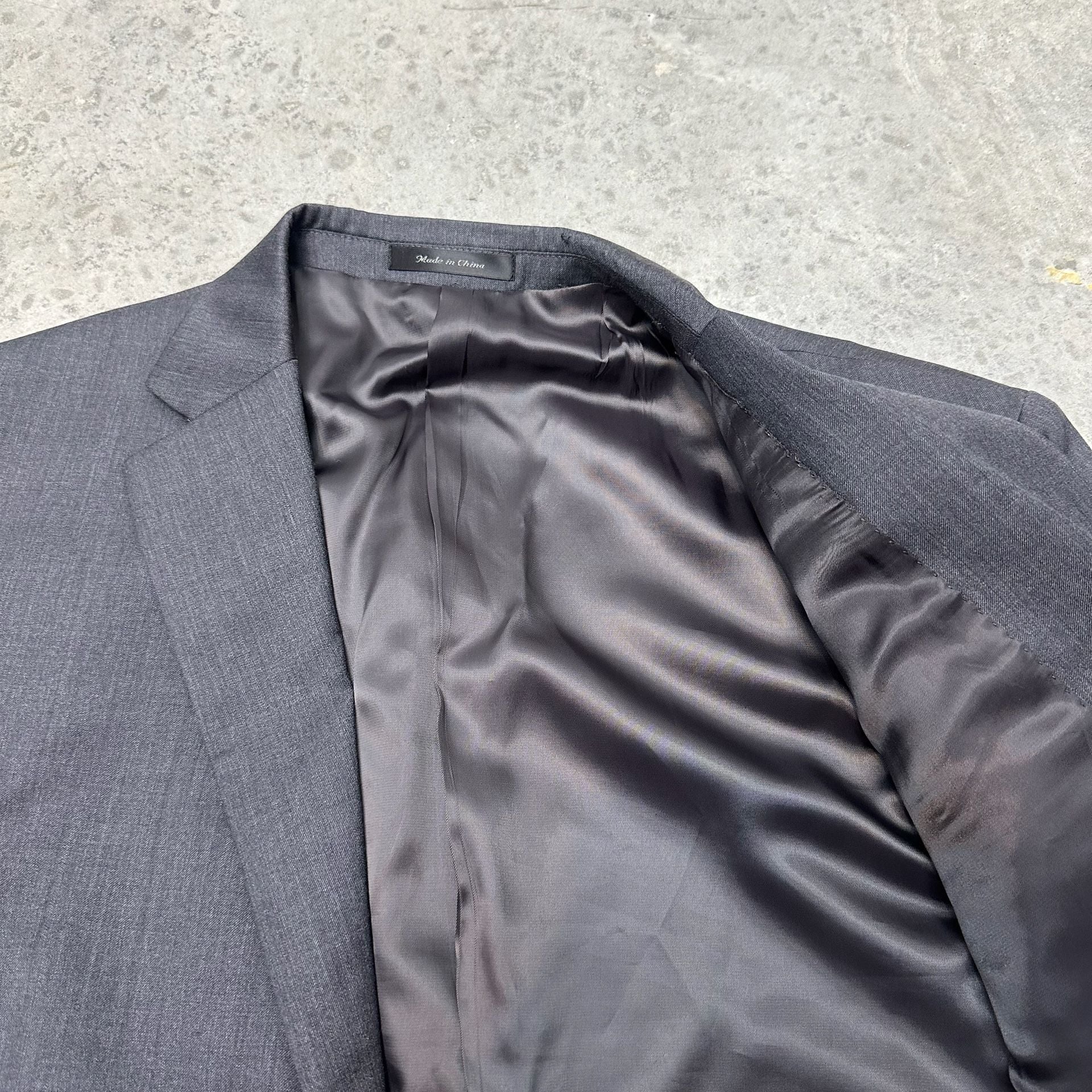 Lauren Ralph Lauren Gray Wool Blazer - 44L 4