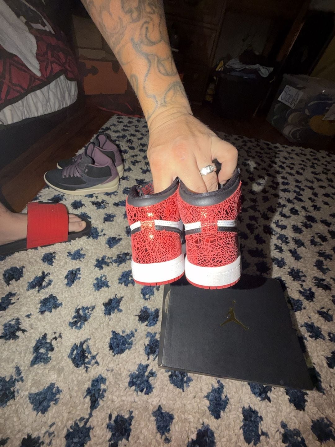 Nike Air Jordan 1 Retro High OG Ruby Size 11 c 8