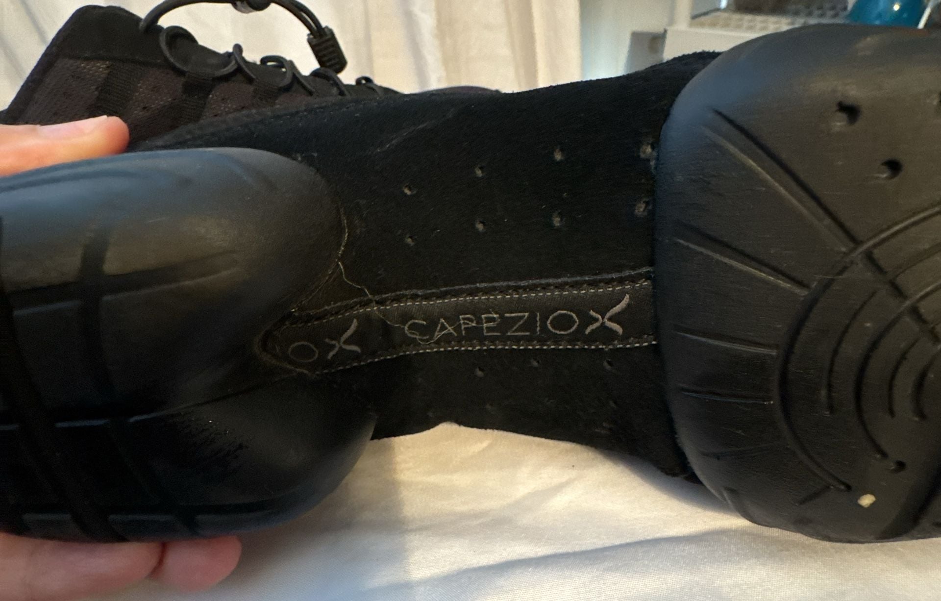 Capezio DS24 Rockit Dance Sneaker Size US 10 Black Split Sole 4
