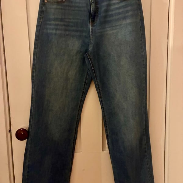 Oat New York Straight Jeans Size 29 Blue