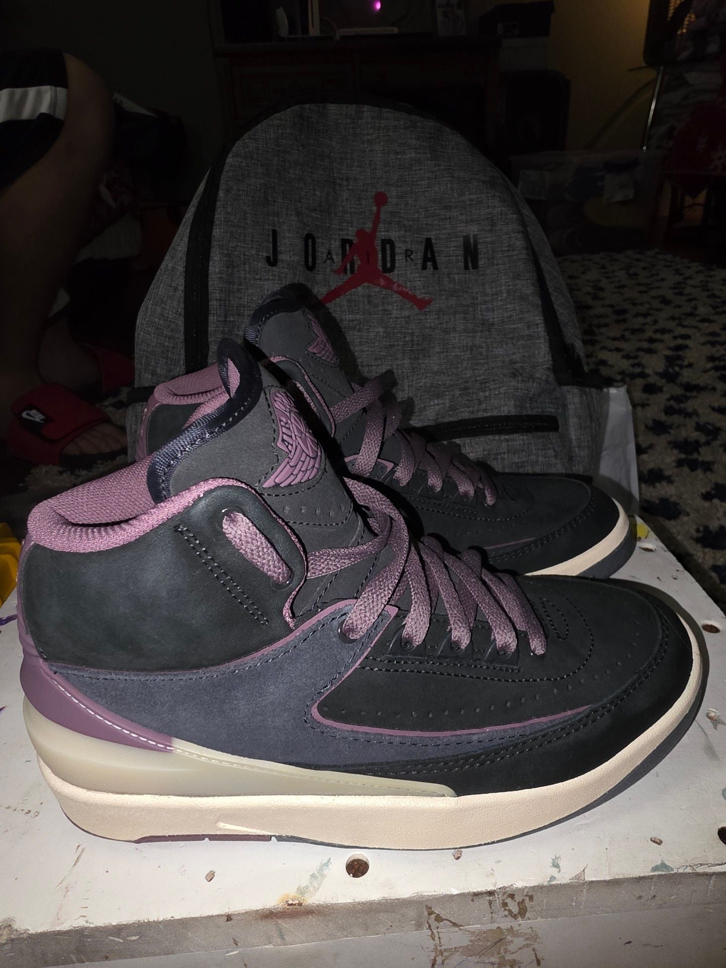 Air Jordan 2 Retro 'Off Noir Mauve' 3