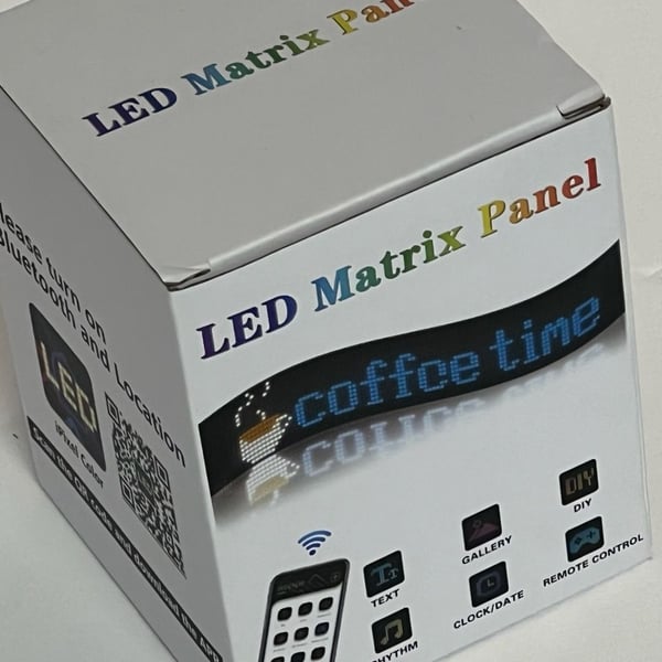 Programmable Flexible LED Matrix Sign / Bluetooth Display Panel