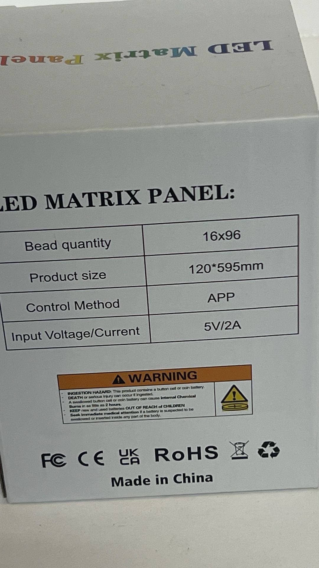 Programmable Flexible LED Matrix Sign / Bluetooth Display Panel 3