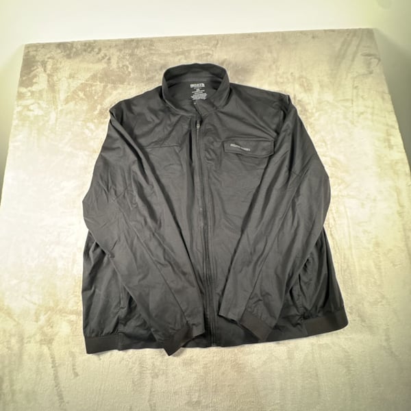 Duluth Trading Co Jacket Size 3XL Black Full Zip Lightweight