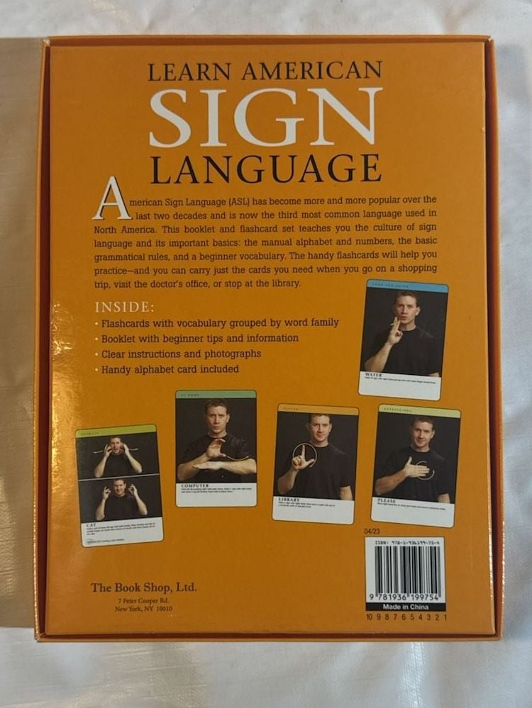 Learn American Sign Language By Arlene Rice Box Set 2