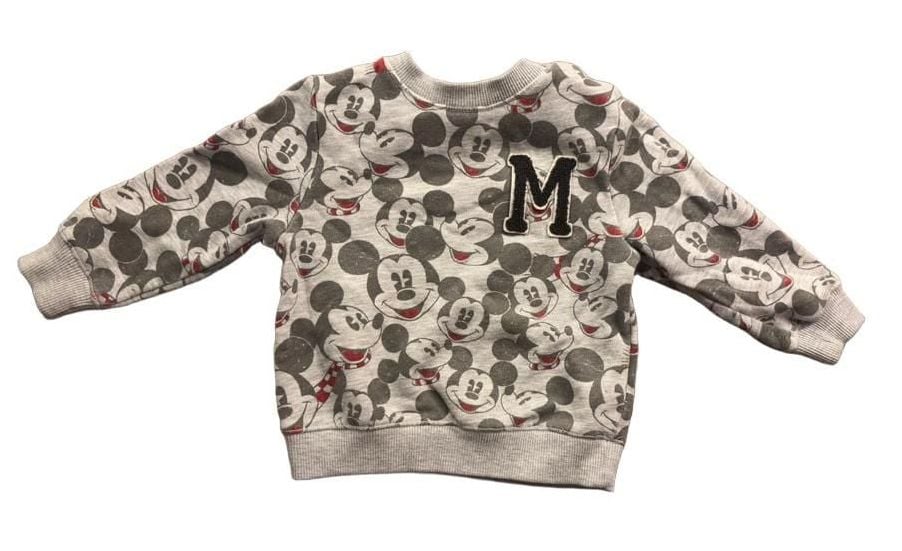 Zara Babyboy Disney Mickey Mouse Sweatshirt Size 12/18 Months 1